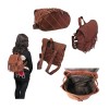 Amerileather Briella Leather Backpack Brown
