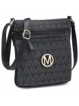 Dasein Crossbody Purse for Women Multi Pockets Zipped Shoulder bag 