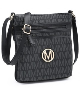 Dasein Crossbody Purse for Women Multi Pockets Zipped Shoulder bag 