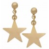 Gold Plated Ladies Earrings Star