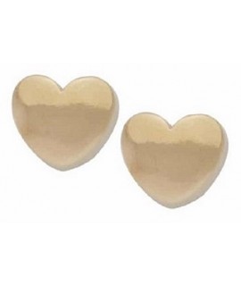 Gold Plated Heart Studs Ladies Earrings