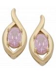 Gold Plated Birthstone Earring June Gold