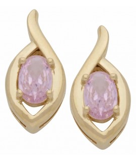 Gold Plated Birthstone Earring June Gold