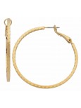 Gold Plated Hoop Earrings Medium