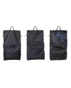 Amerleather Black Leather Three-suit Garment-bag
