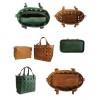 Amerileather Dorgon Latigo Leather Basket Handbag