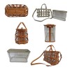 Amerileather Danita Leather Handbag Ivory