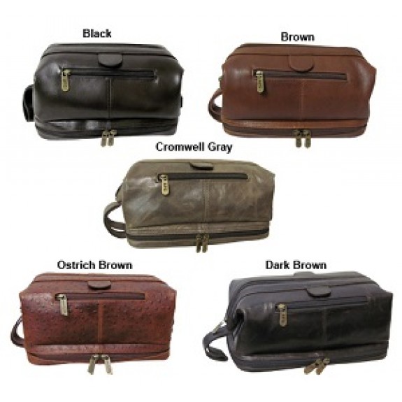 Amerileather Leather Toiletry Bag