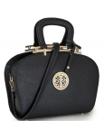 Dasein Frame Handle Satchel Bag Black