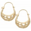 Hoop Earrings Filigree Medium