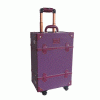 Amerileather Old Fashioned Chest Styled Violet 23 Rolling Luggage