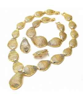 Gold Layer Necklace set