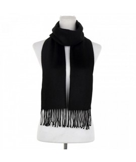 Dasein Solid Color Classic Styles Woven Scarf